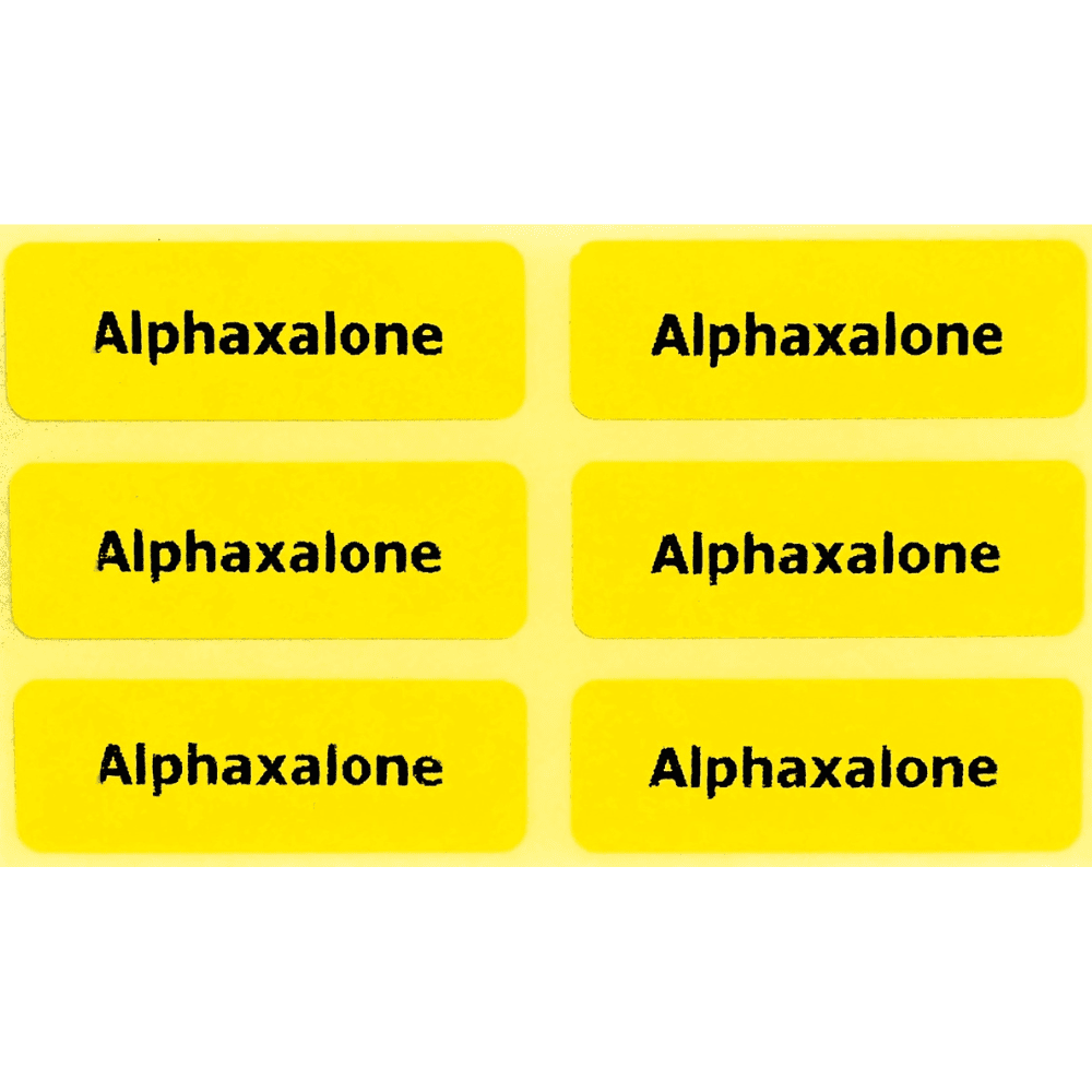 Alphaxalone label Alphaxalone label