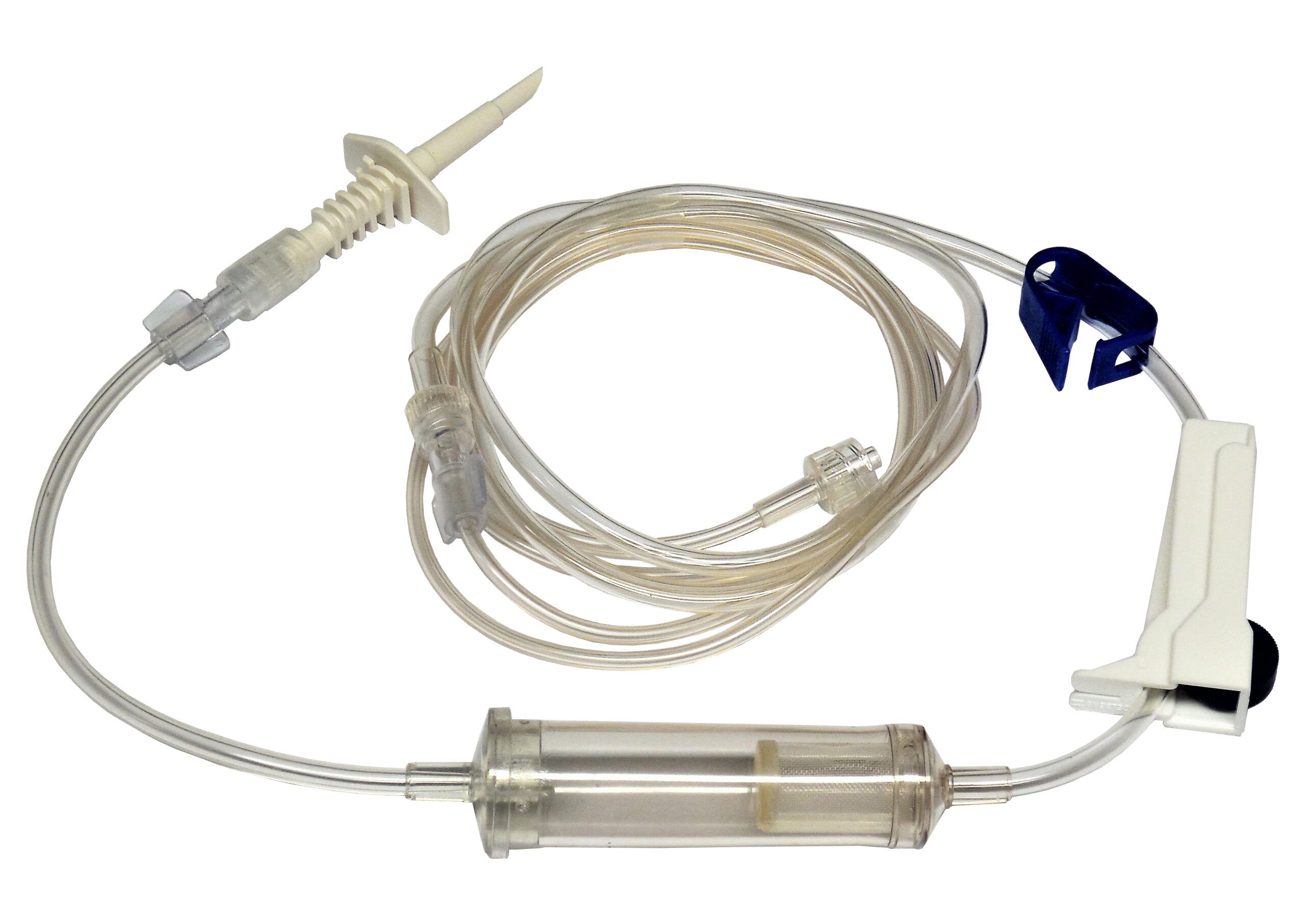 Feline narrow bore transfusion line