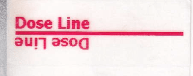 Clear label
