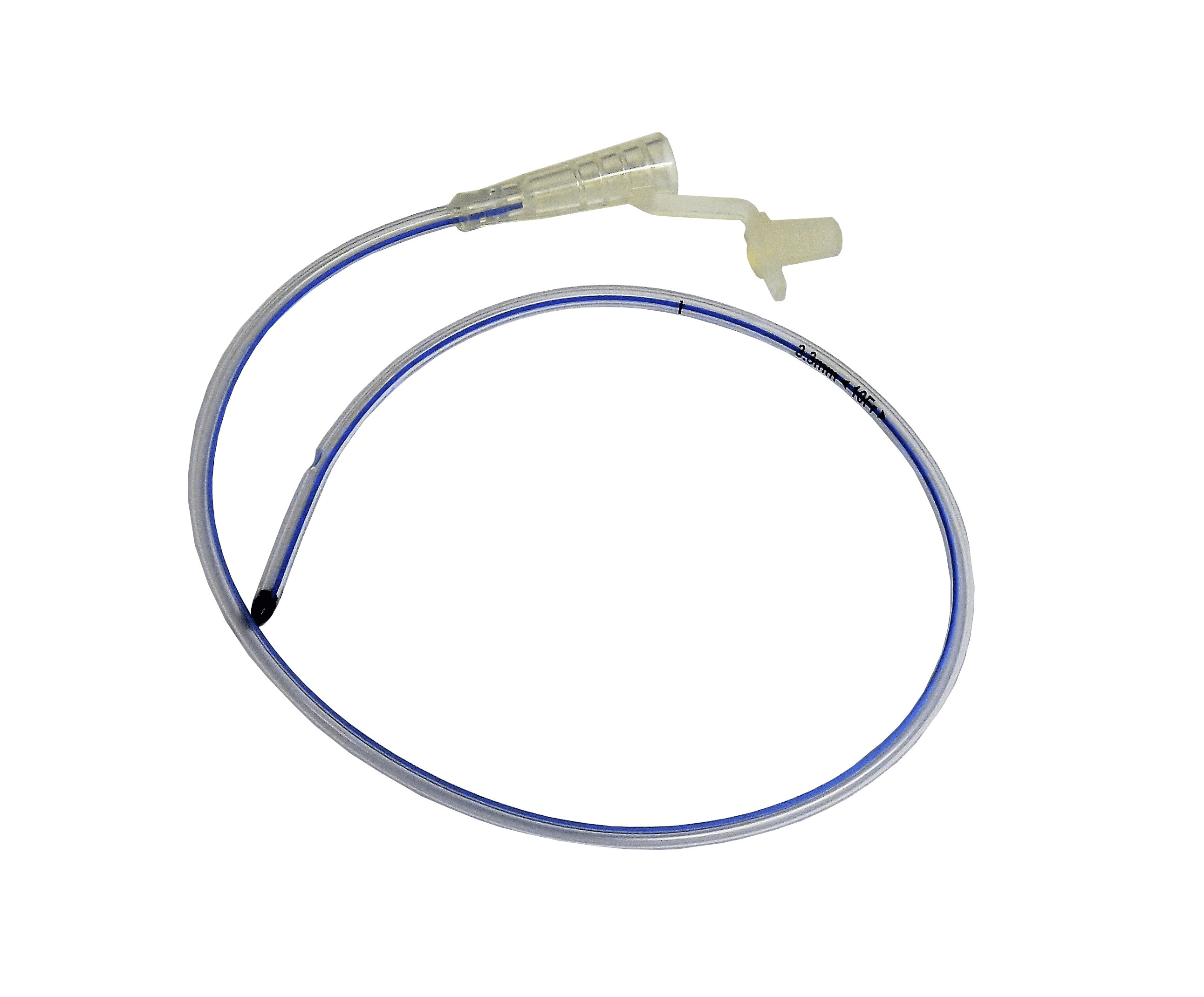 Blue silicone feeding tube Blue silicone feeding tube
