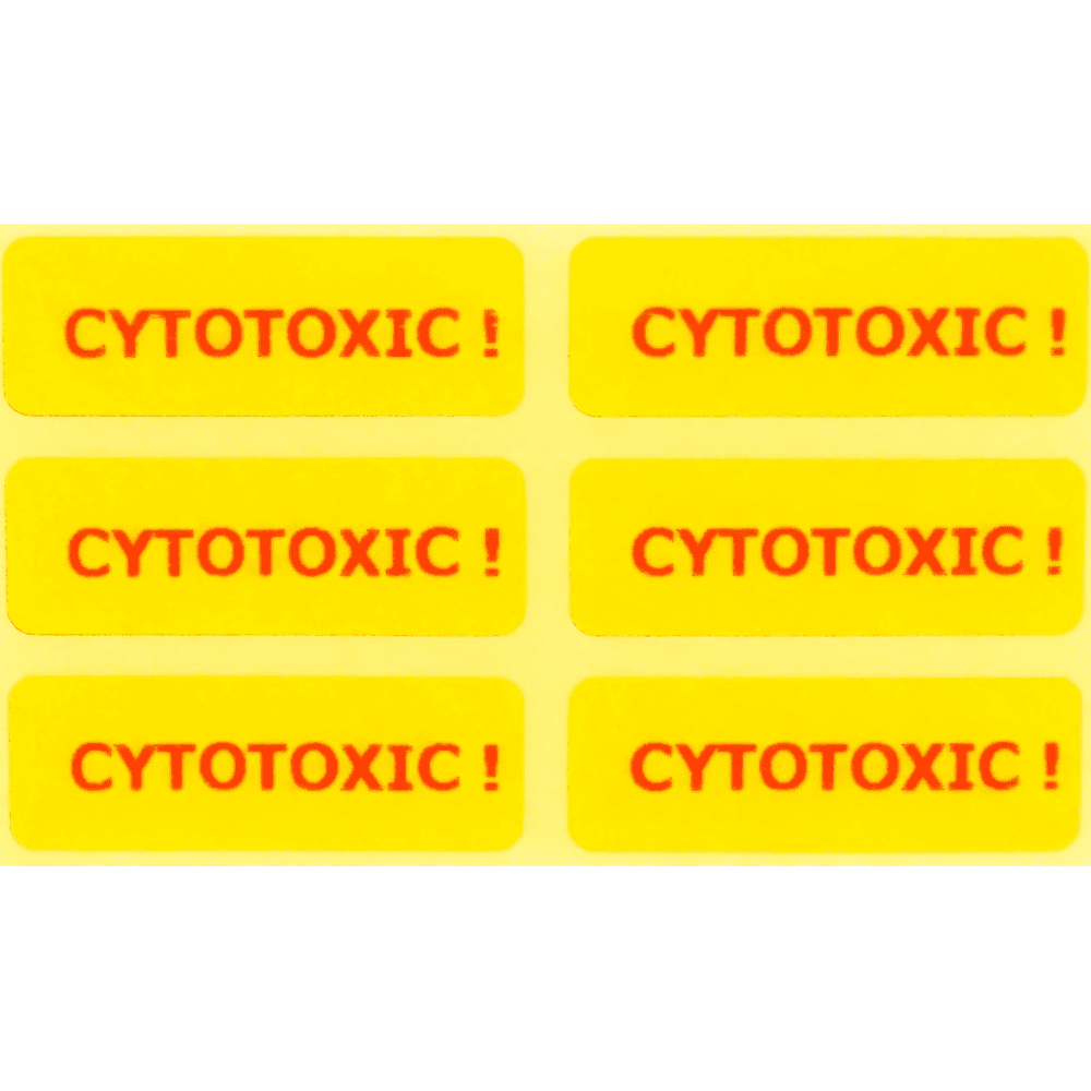 Cytotoxic label Cytotoxic label