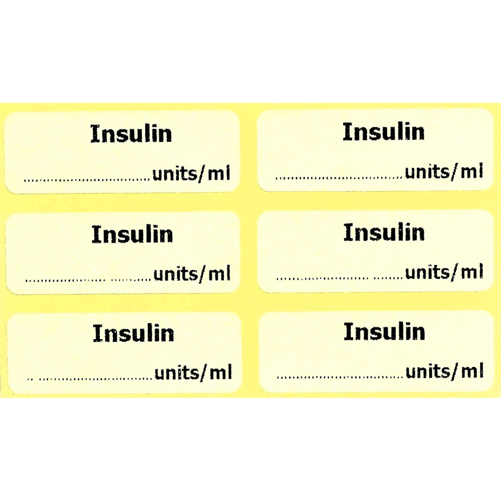Insulin labels Insulin labels