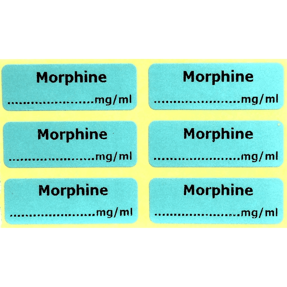 Morphine labels