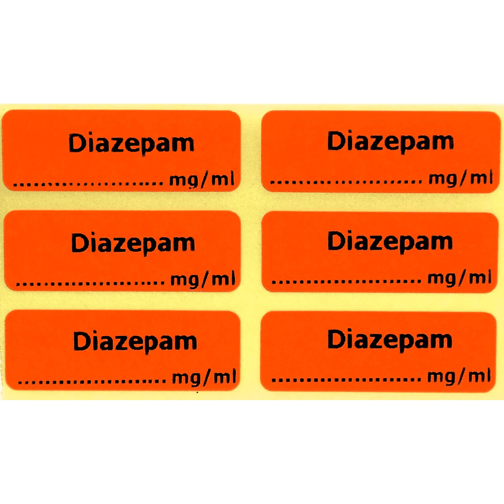 Diazepam labels Diazepam labels