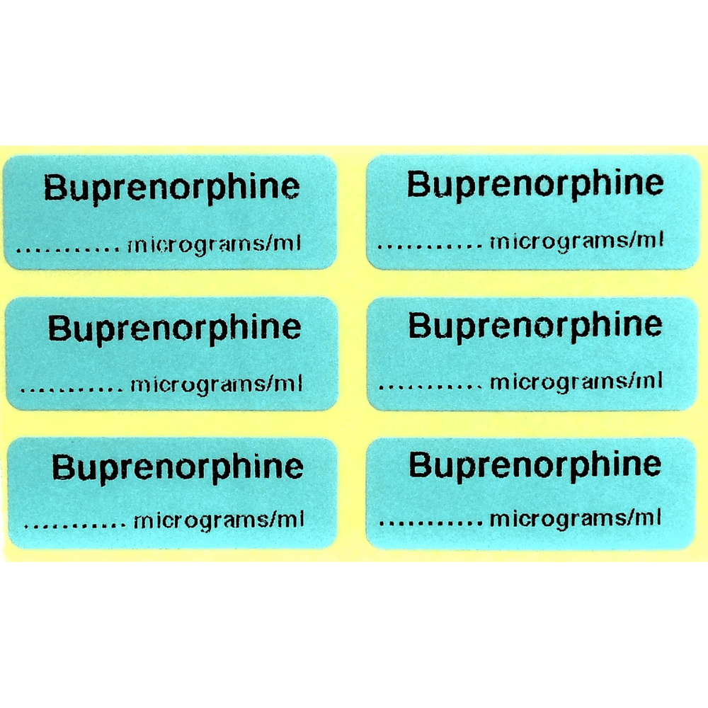Buprenorphine label