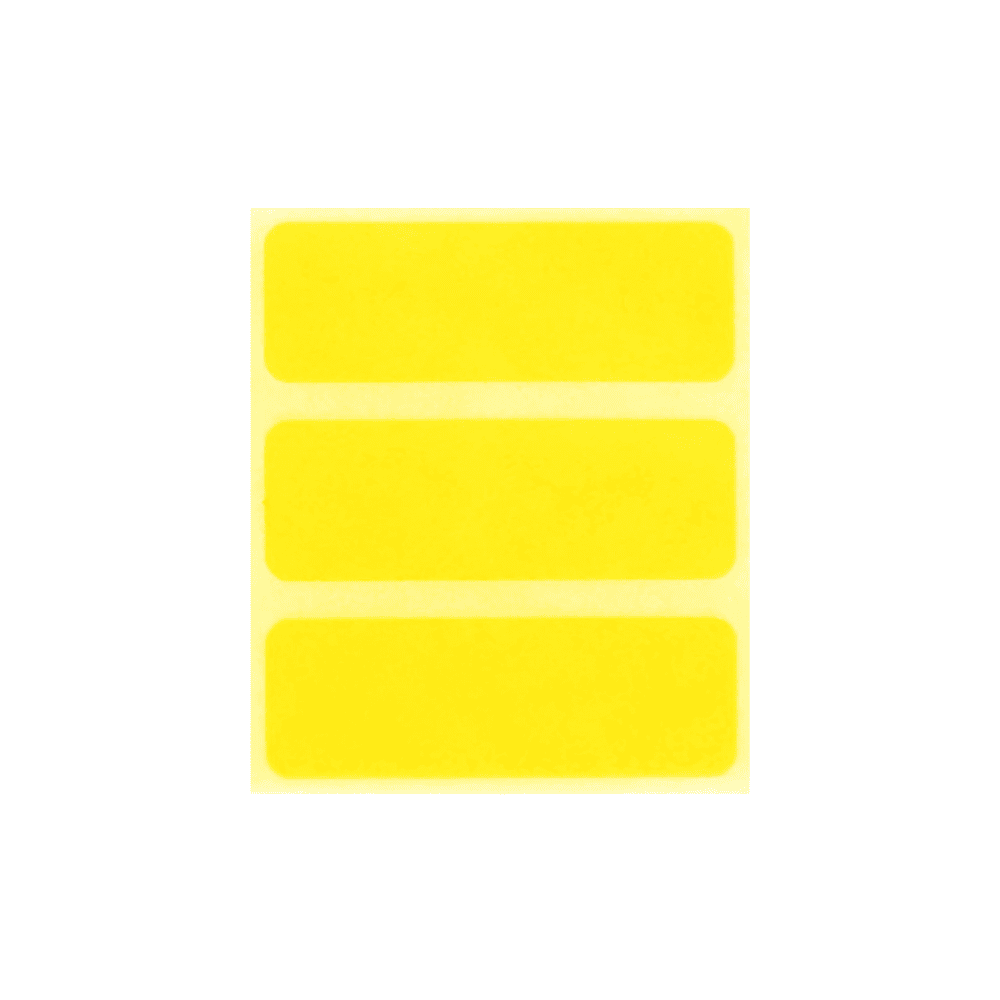 Blank yellow syringe labels box of 400 Blank yellow syringe labels box of 400