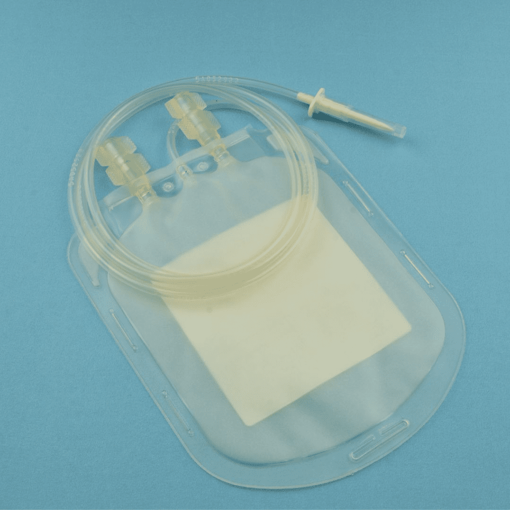 Blood bags back Blood bags back