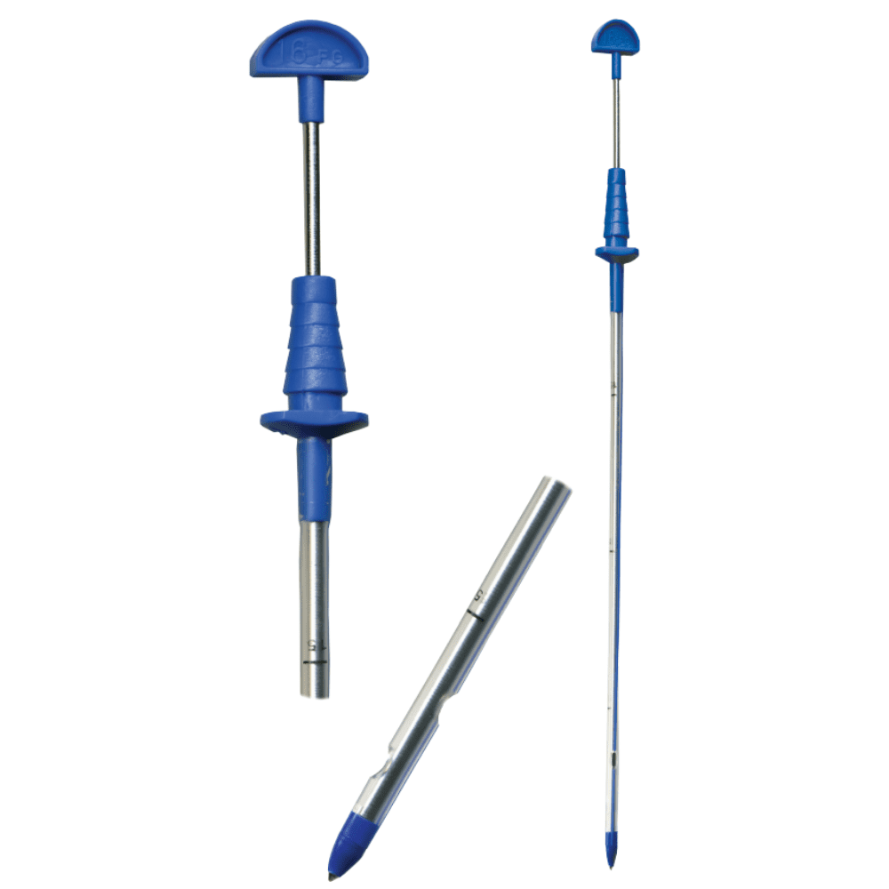 Plain trochar chest drains