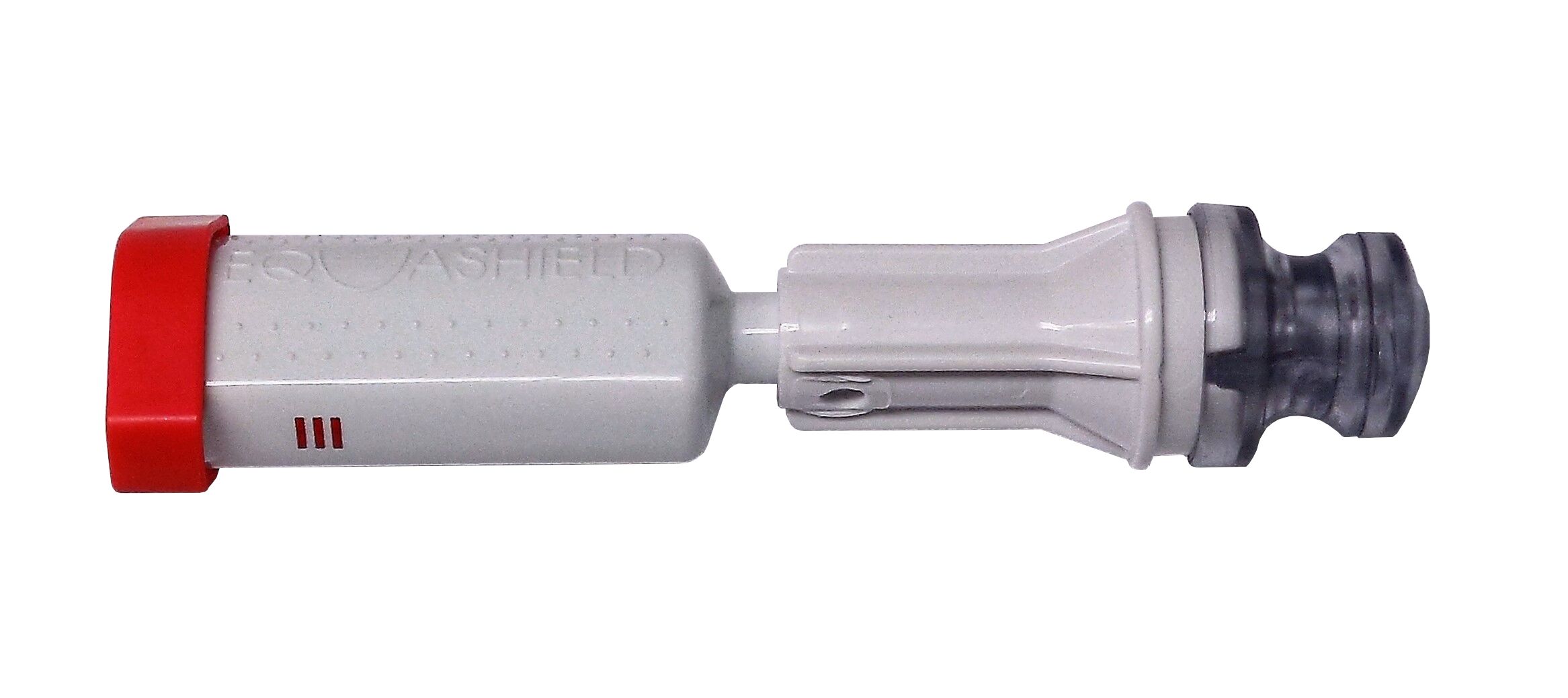 Equashield female ll connector 180 with red cap