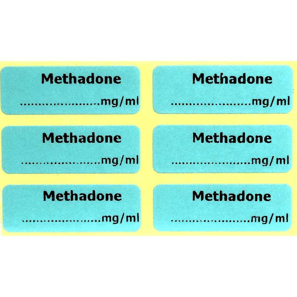 Methadone labels