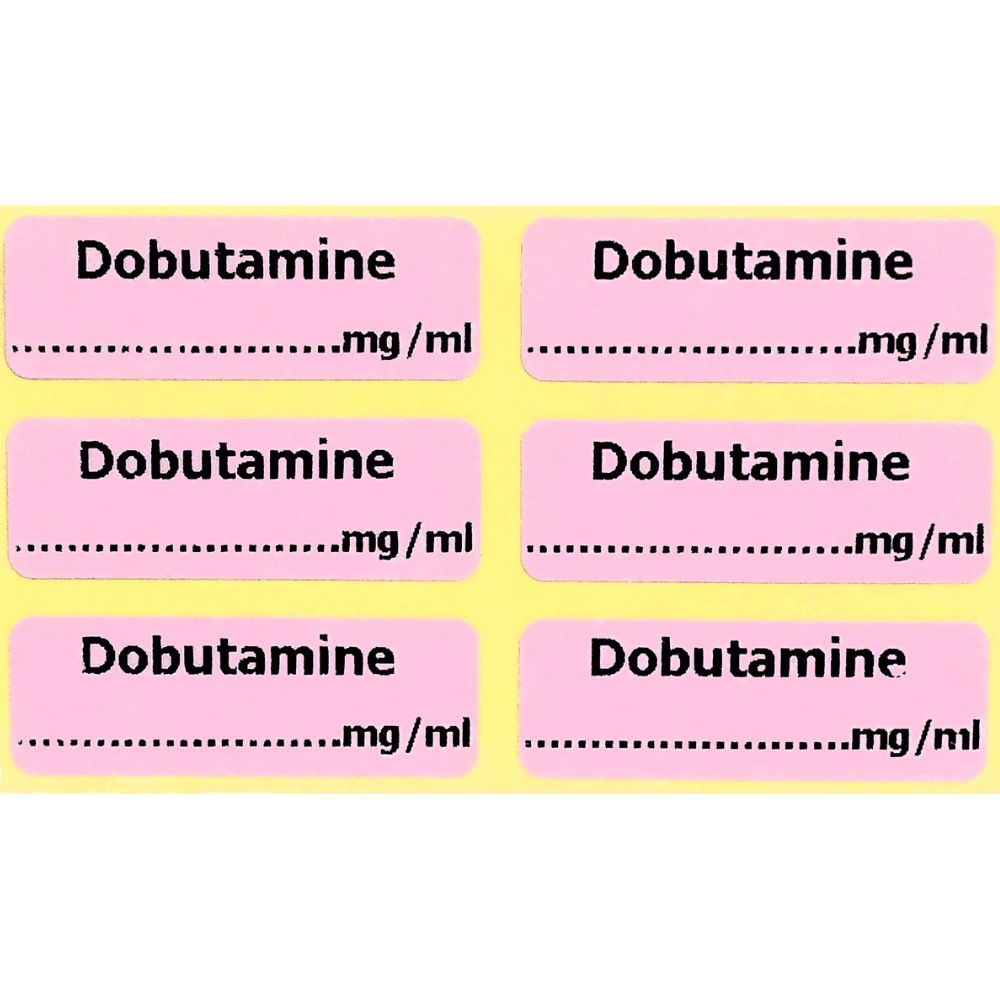 Dobutamine labels