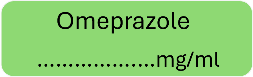 Omeprazole label Omeprazole label