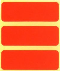 Blank red syringe labels Blank red syringe labels