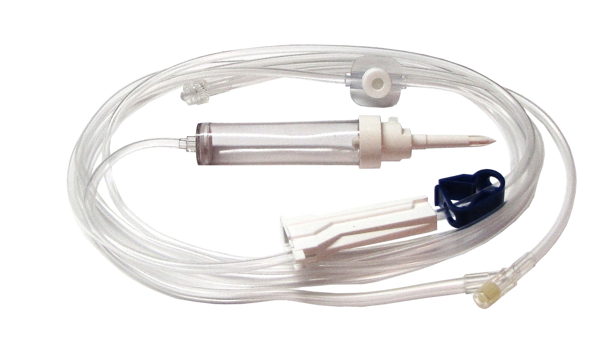 Optimafx giving set with fixed male luer lock Optimafx giving set with fixed male luer lock