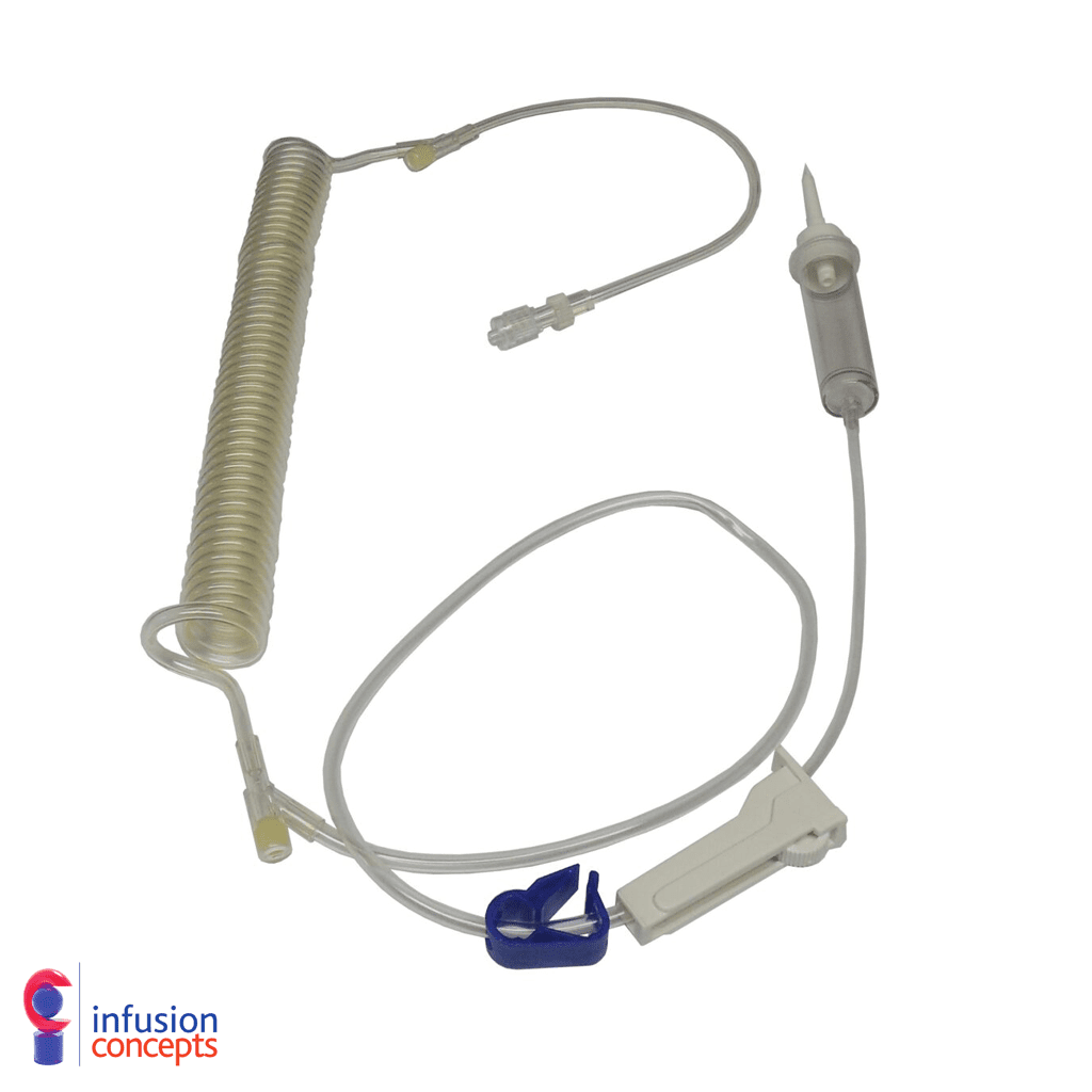 Eva coil giving set 390cm pump compatible Eva coil giving set 390cm pump compatible